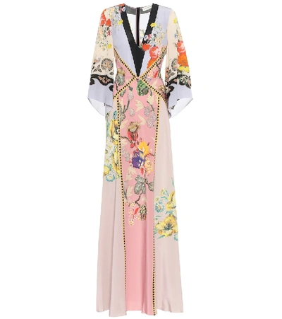 Etro Somerset Floral-print Silk-crepe Maxi Dress In Multicoloured