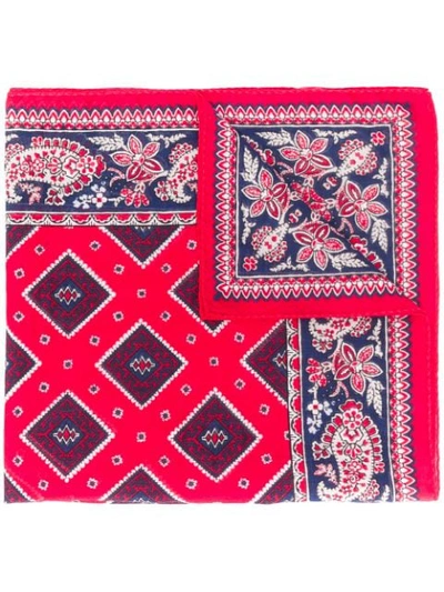 Engineered Garments Bandana Scarf In Red