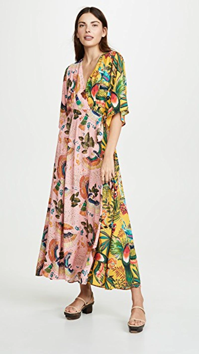 chinese dress ladies Farm Rio | Flowerful Birds Maxi Dress 