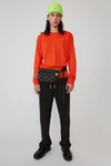 Acne Studios Long Sleeve Crew Neck Paprika Red