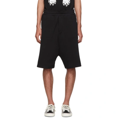 Mcq By Alexander Mcqueen Mcq Alexander Mcqueen Black Mcq Swallow Dart Low Crotch Shorts In 1000 Black