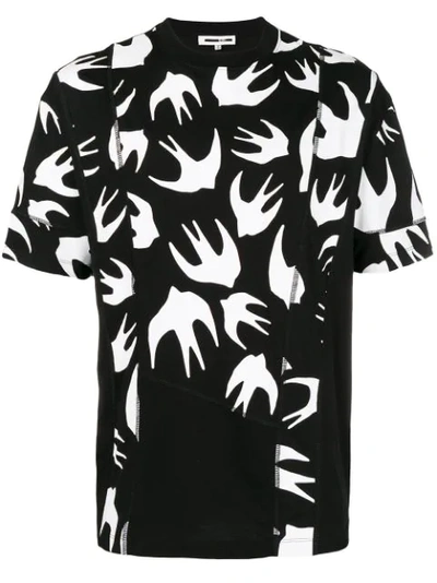 Mcq By Alexander Mcqueen Mcq Alexander Mcqueen Swallow Print T In Black