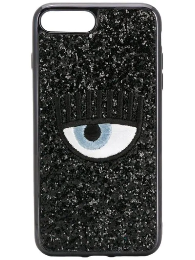 Chiara Ferragni Logo Iphone Case - Black