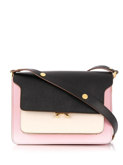 Marni Trunk Shoulder Bag In Black