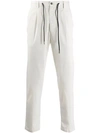 Barba Classic Jersey Trousers In White
