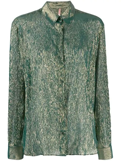 Indress Classic Collar Shirt In Green