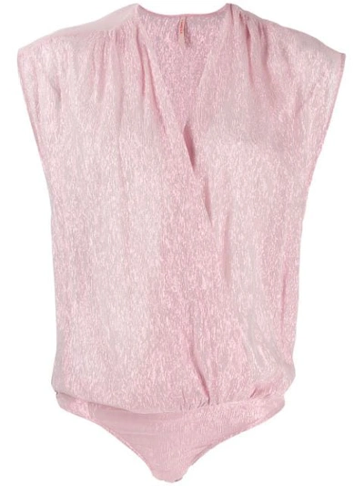 Indress Wrap Front Body In Pink