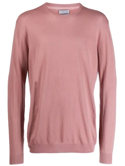 Jacob Cohen Classic Knit Jumper In Pink
