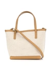 The Row Two-tone Mini Tote - Neutrals