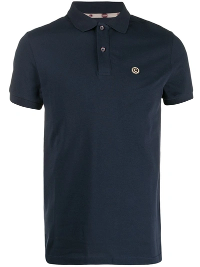 Colmar Polo Shirt In Piquet Cotton With Logo In Blue