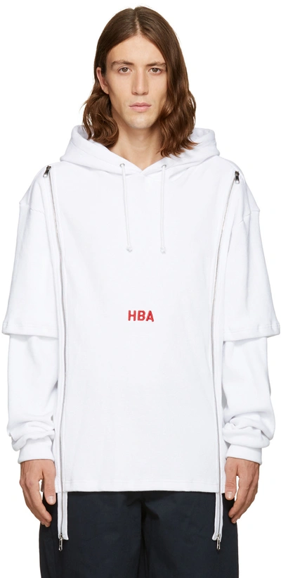 White thermal hoodie store