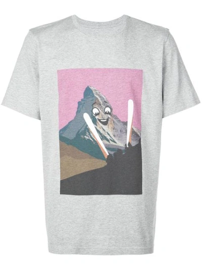 Aztech Mountain Mountain Doodle T-shirt In Grey