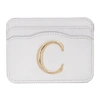 Chloé Chloe White Chloe C Card Holder In 4e7lt Cloud