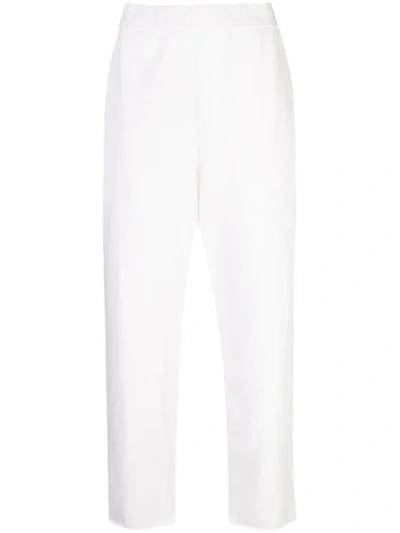Raquel Allegra Classic Straight-leg Trousers - White