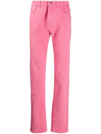 Iceberg Slim Fit Jeans In Pink