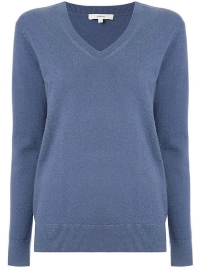 Vince V-neck Sweater - Blue