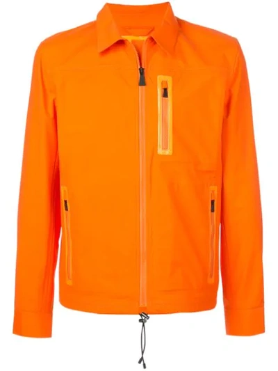 Aztech Mountain Ajax Rain Jacket In Orange