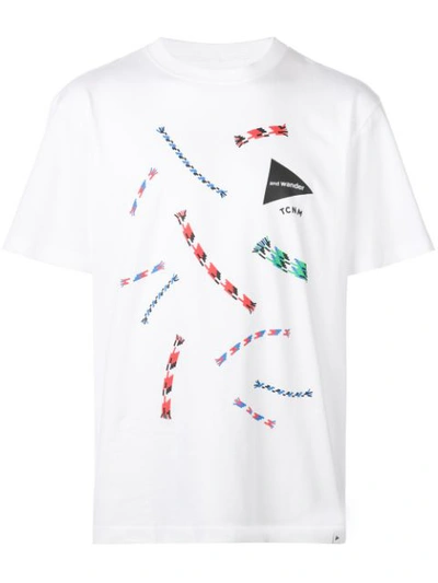 And Wander Climbing Ropes T-shirt - White