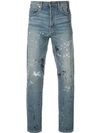 Lost Daze Painter Jeans In Blue