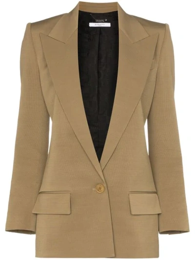 Givenchy Single-breasted Jacket In Neutrals