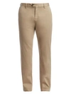 Saks Fifth Avenue Modern Straight-leg Pants In Khaki