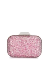 Jimmy Choo Crystal-embellished Cloud Clutch Bag In Rose Mix