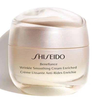 Shiseido Benefiance Wrinkle Smoothing Cream Enriched 1.7 oz/ 50 ml In White