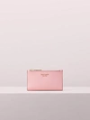Kate Spade Sylvia Small Slim Bifold Wallet In Rococo Pink