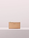 Kate Spade Sylvia Small Slim Bifold Wallet In Light Fawn