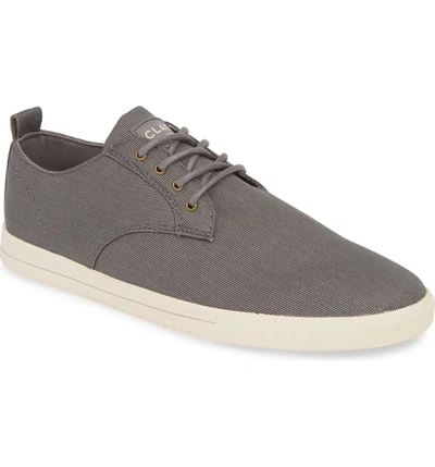 Clae Ellington Sneaker In Charcoal Fabric