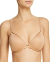 Chantelle Modern Invisible Smooth Custom Fit Plunge Bra In Toffee