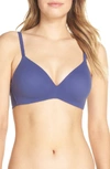 Wacoal How Perfect Contour Wireless Bra In Patriot Blue