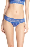 B.tempt'd By Wacoal 'lace Kiss' Thong In Surf The Web