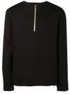 Versace Crew Neck Sweatshirt In Black