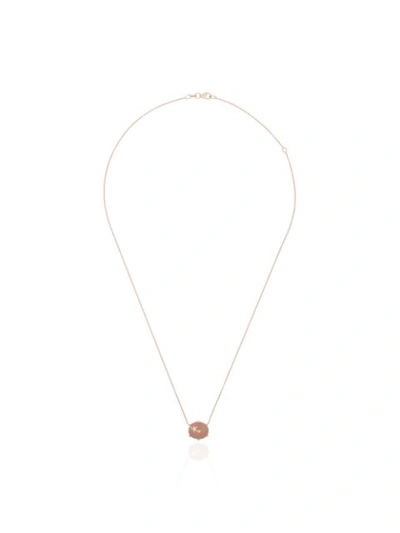 Andrea Fohrman 18k Rose Gold, Pearl And Diamond Mini Galaxy Necklace