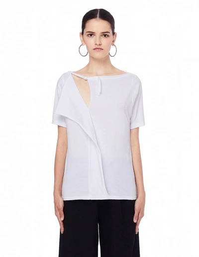 Yohji Yamamoto White Cotton T-shirt