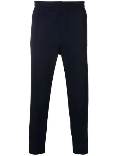 Ami Alexandre Mattiussi Trackpants With Ami Heart Patch And Zipped Pockets And Hem In Black