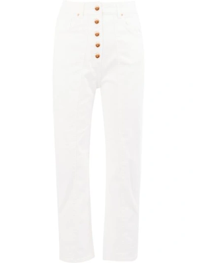 Aalto High-waisted Jeans In White