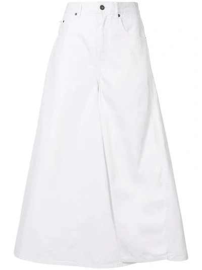 Y/project Wide Leg Jeans - White