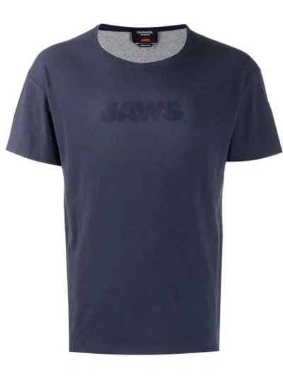 Calvin Klein 205w39nyc X Jaws T-shirt In Blue