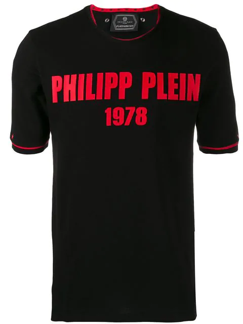 Philipp Plein Logo Platinum Cut T-shirt - Black | ModeSens