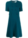 Goat Brigitte Dress In Blue