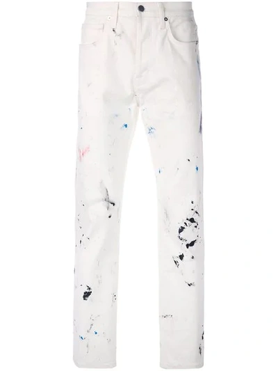Lost Daze Painter Jeans In White