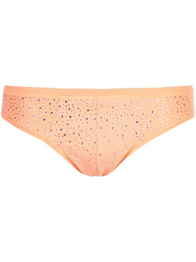 Ashish Sequin Briefs In Orange