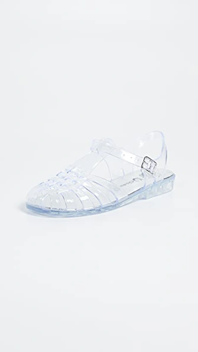 Jeffrey Campbell Gelly 2 Sandals In Clear