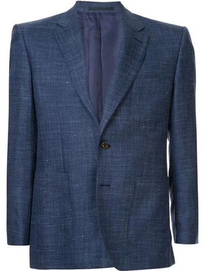Gieves & Hawkes Textured Suit Jacket In 33