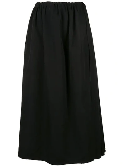 Yohji Yamamoto High-waisted Skirt - Black