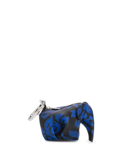 Loewe Elephant Coin Purse In Black