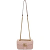 Gucci Gg Marmont Matelassé Mini Bag In Pink