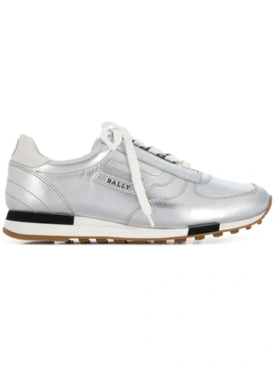 Bally Galaxy Sneakers In Silver ModeSens